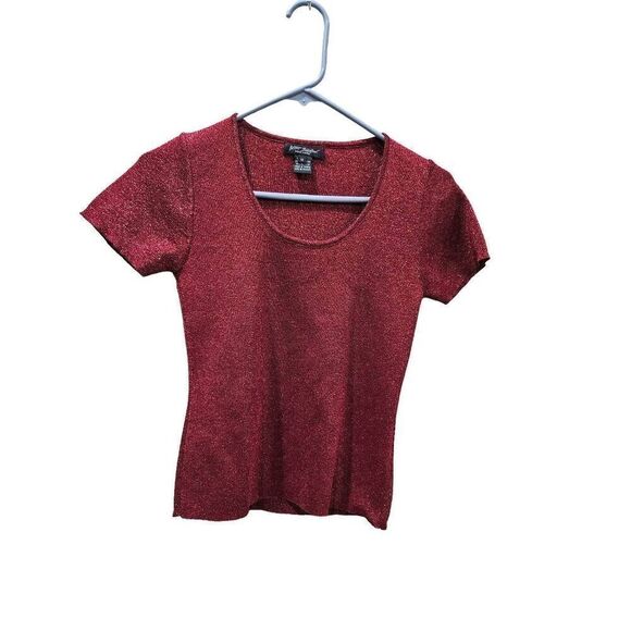 Betty Johnson M sparkly top - Picture 2 of 9